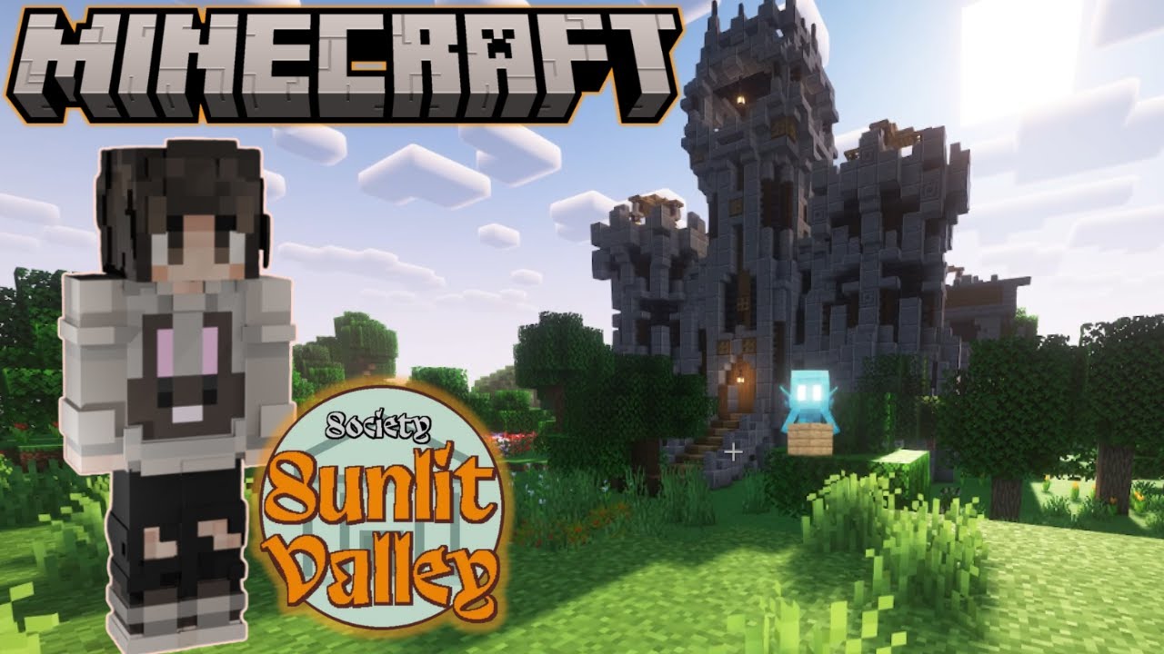 Let's Explore this Brand new World! Sunlit Valley- Stardew and Minecraft