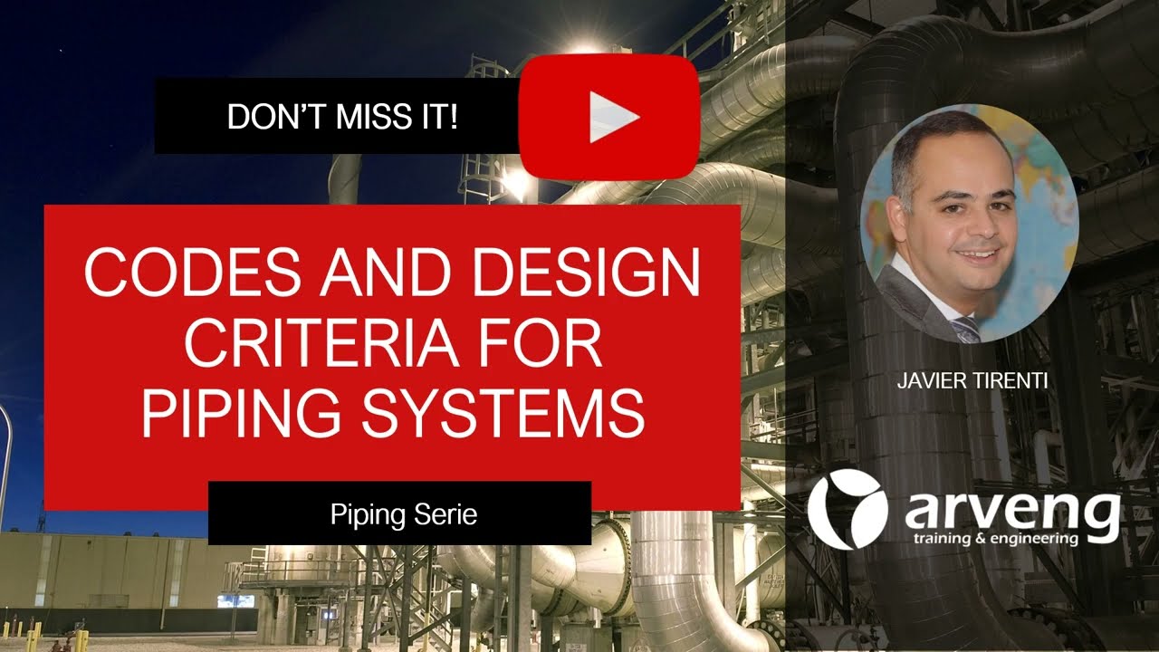 1  Codes and design criteria for piping systems