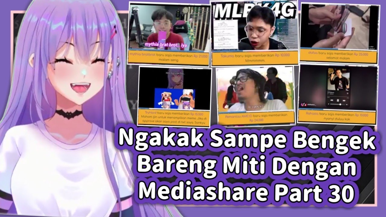 Ngakak bareng Miti dengan Mediashare Part 30 | 【 Clip Mythia Batford 『 Vtuber Indie 』 】