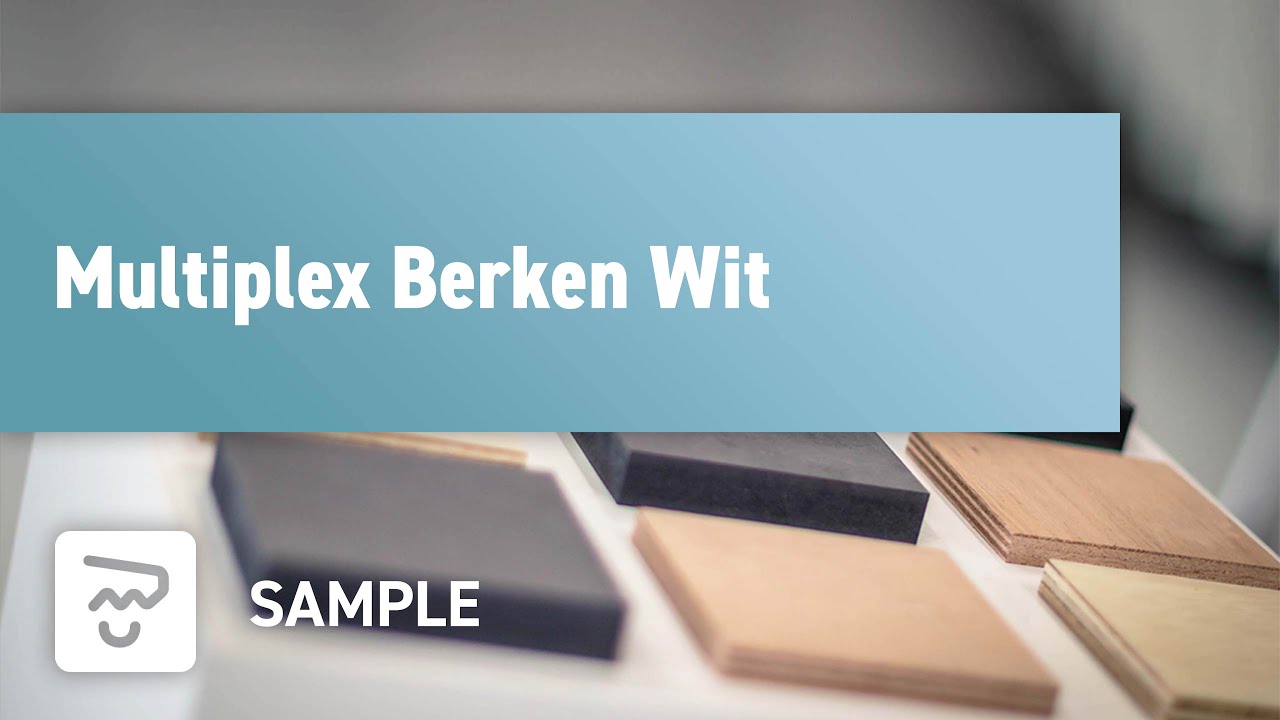 Voorbeeld / &Eacute;chantillon Multiplex Berken Wit  | TOSIZE.be