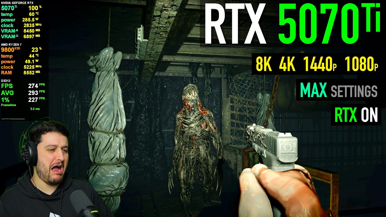 RTX 5070 Ti - Resident Evil 7: Biohazard - Scariest I've Been So Far