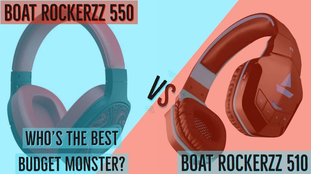 Boat rockerzz 550 vs 510 Comparison -Tamil ,Best Over-Ear hearphone 🎧🔥under 2000/-👌✔Worth to buy!