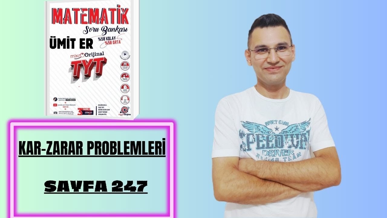 MİKRO TYT SORU BANKASI  |KAR-ZARAR PROBLEMLERİ|  SAYFA 247     | @umiter55  #yks2024 #kamp