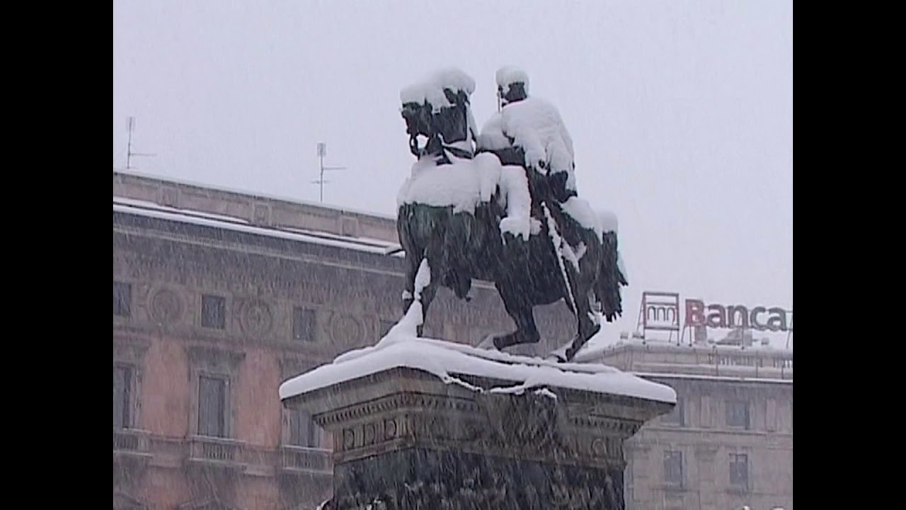 Milano sotto la neve Gennaio 2006