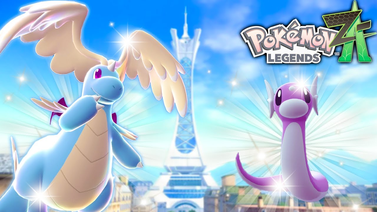 КАК ЛЕГКО ПОЛУЧИТЬ БЛЕСТЯЩЕГО ДРАТИНИ В POKEMON LEGENDS Z-A! Блестящий МЕГАдрагонит / Метод AFK