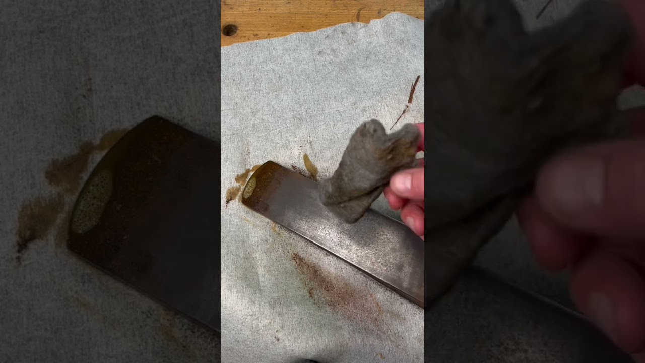 Removing rust from hand planes - what&rsquo;s your preferred technique? #handplanes #stanley #justplanefun