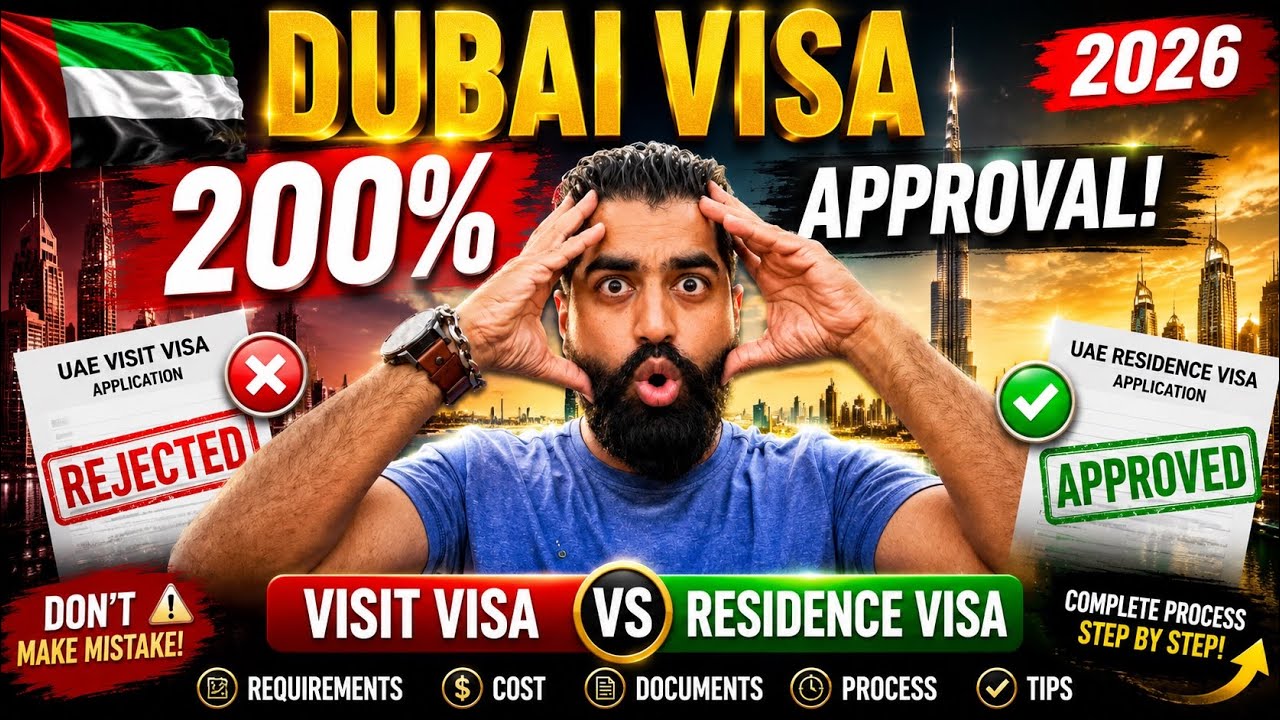 🔥 100% Guaranteed Dubai UAE Visa? Visit & Residence Visa Reality Exposed! | How & Where to Apply 🇦🇪