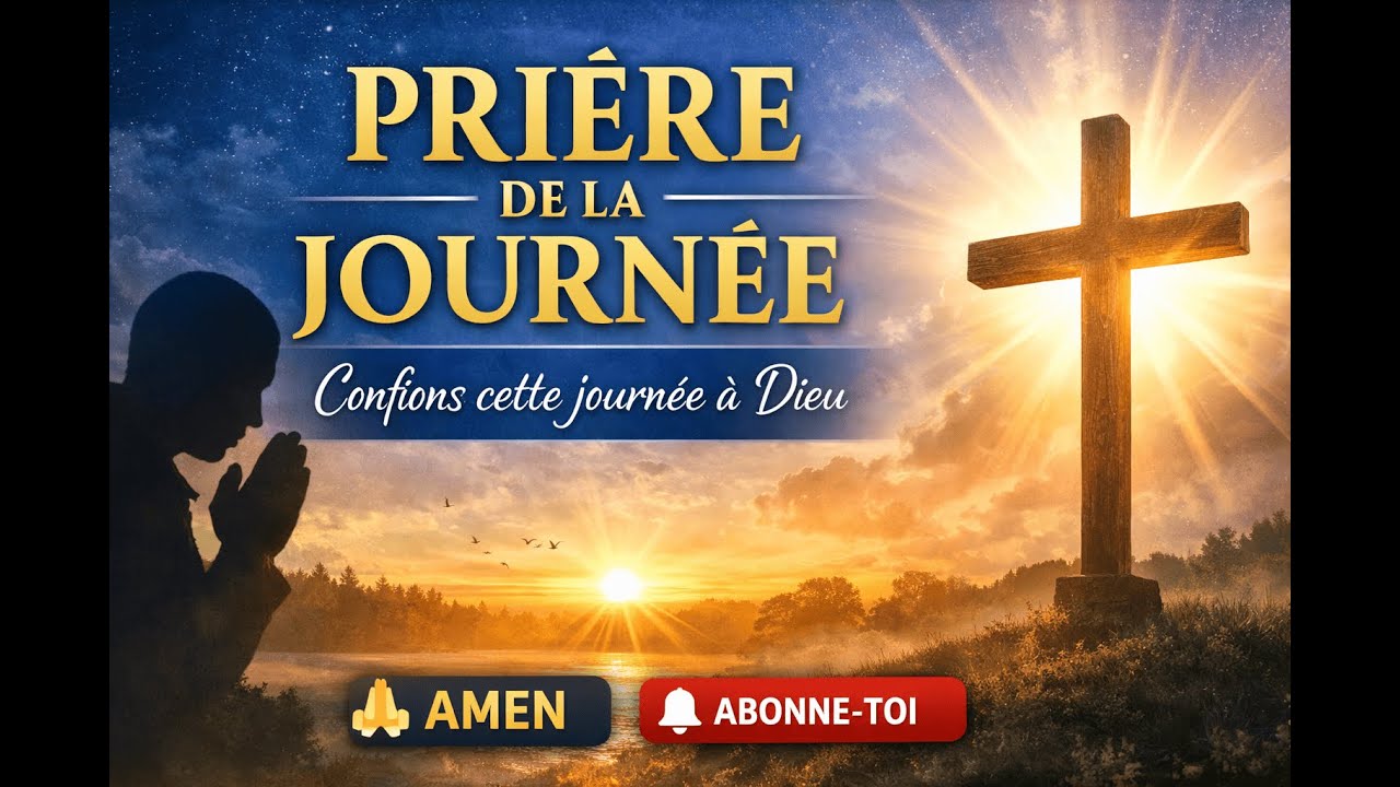 Prière miracle de la Journée 🙏 | Confions cette journée à Dieu | Foi & Prière