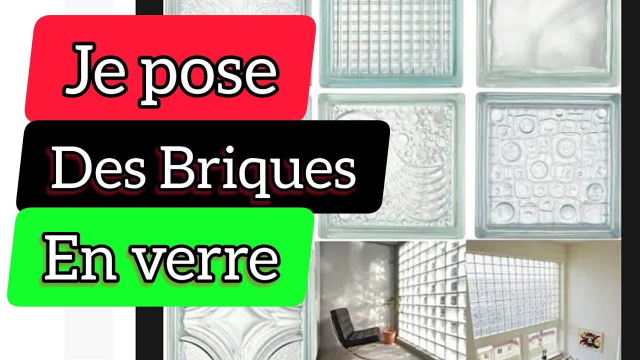 Pose De Briques De Verre