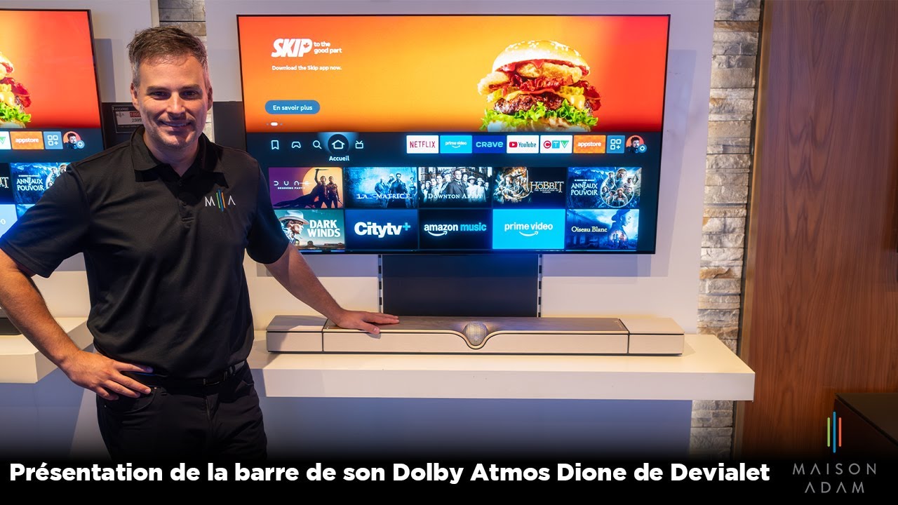 Présentation de produit : la barre de son Devialet Dione