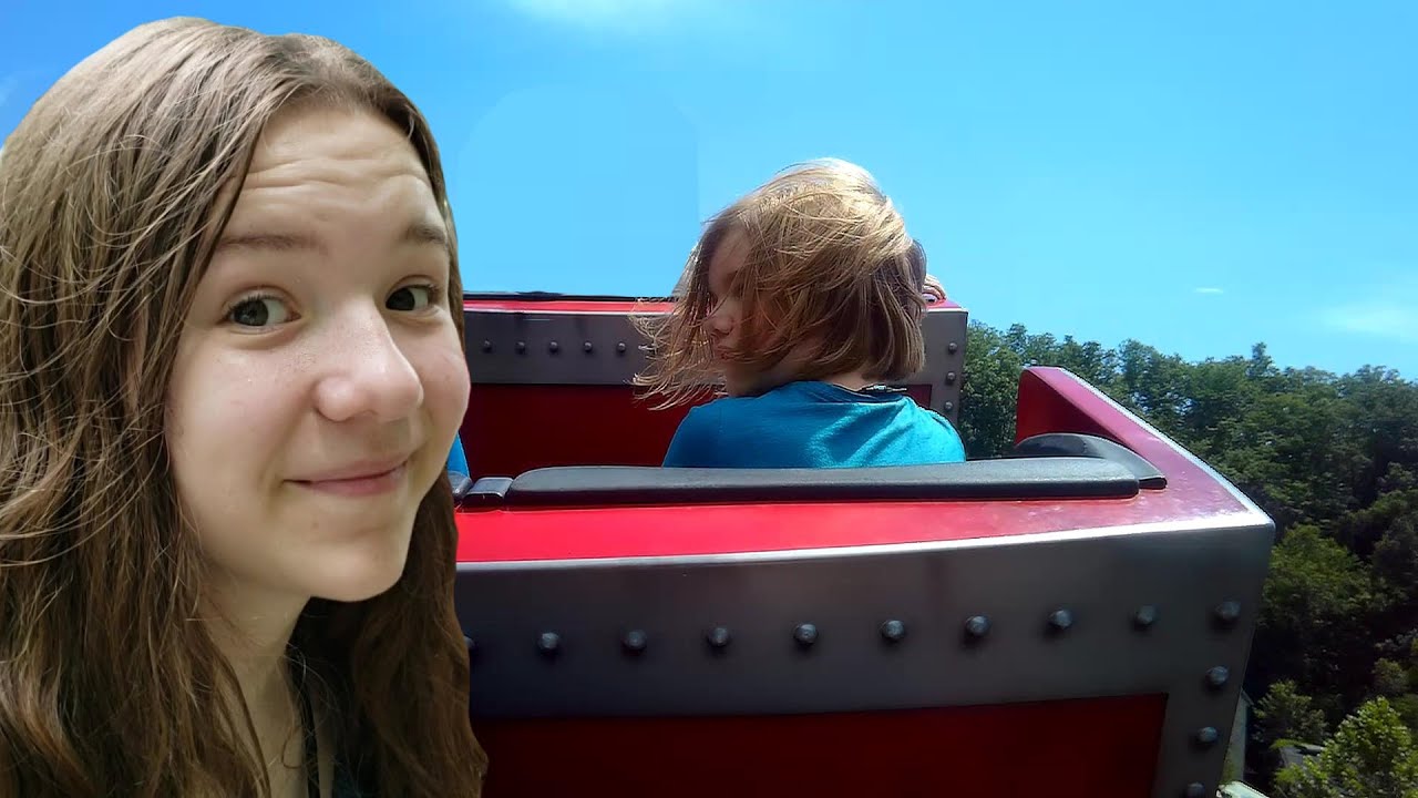 Backwards Roller Coaster! FireChaser Express POV Dollywood