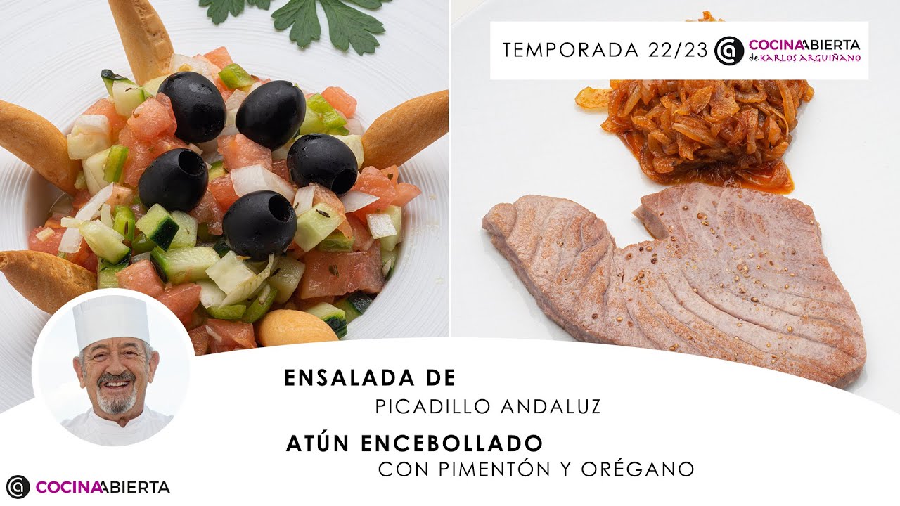 ENSALADA de PICADILLO andaluz 🥗​ Bonito encebollado 🐟​🧅​ Cocina Abierta de Karlos Arguiñano