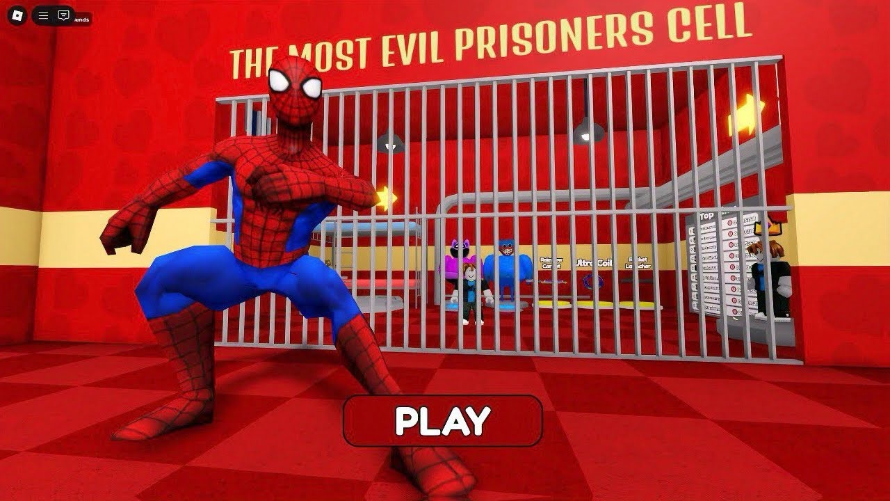 SPIDERMAN’S PRISON RUN! (OBBY) ROBLOX #roblox #obby #robloxgames 
