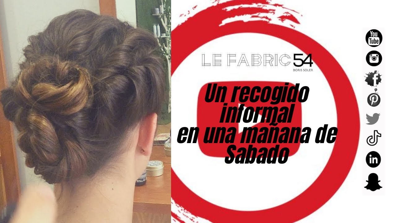 Un recogido informal en una mañana de Sabado