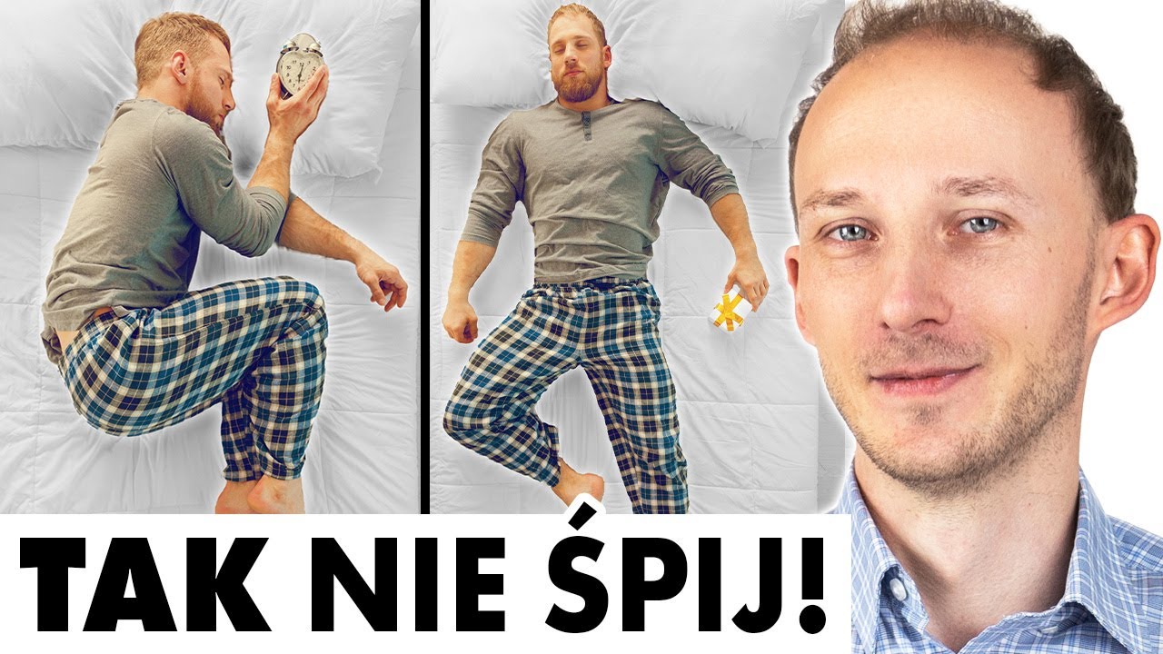 2 szkodliwe i 2 zdrowe pozycje do spania - w jakiej pozycji spać? B&oacute;l plec&oacute;w | Dr Bartek Kulczyński