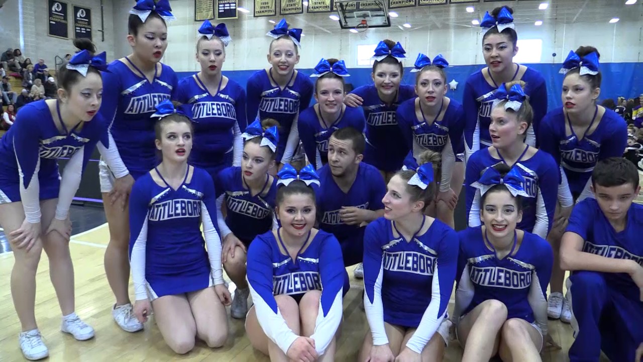 Attleboro High School - Hockomock Cheerleading Championship 2017