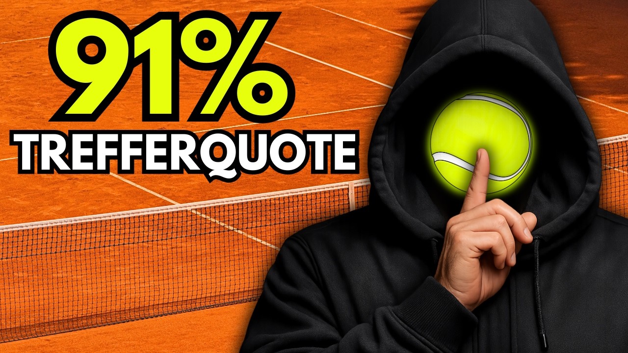 Tennisstrategie gewinnt 91% der Wetten
