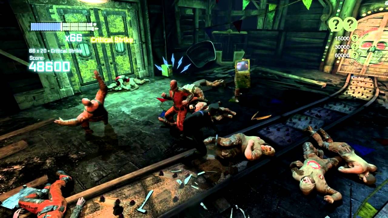 Batman: Arkham City Challenge Guide - Nightwing - Funhouse Brawl