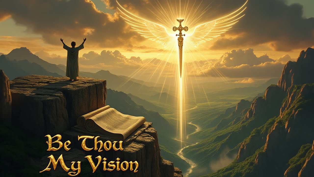 Be Thou My Vision With Lyrics - Christian HYMN (Powerful Epic Metallic Version)