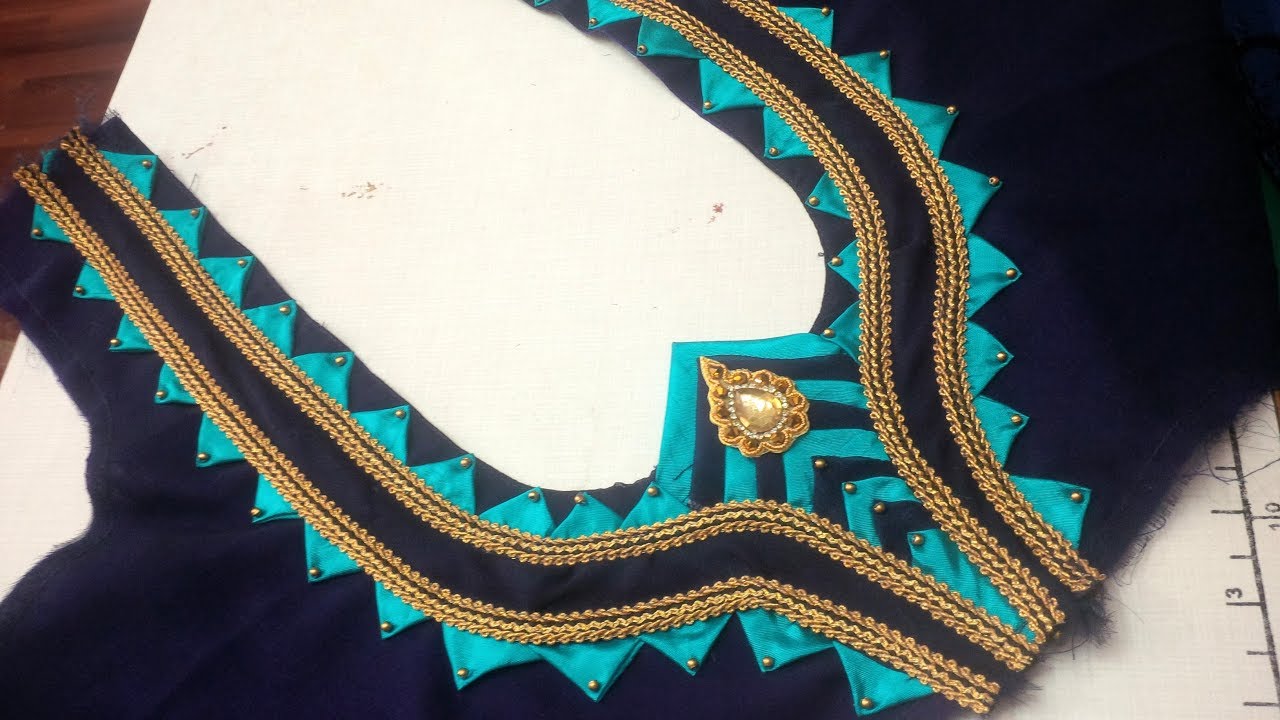 new model blouse designe cutting and stitching at home 2018