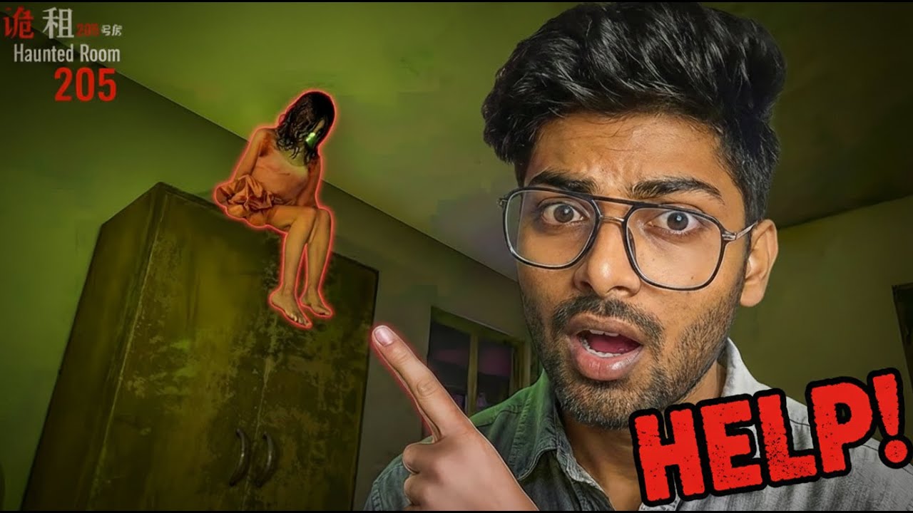 ഈ Room-ൽ ഞാൻ പെട്ടു 😭I FOUND THE GHOST! 😱 | Haunted Room 205 Malayalam Gameplay