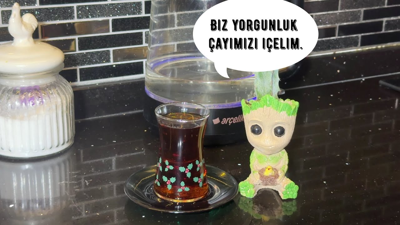 Deniz akvaryumu en zor meselesi su değişimi. Groot ile yoruluyoruz.