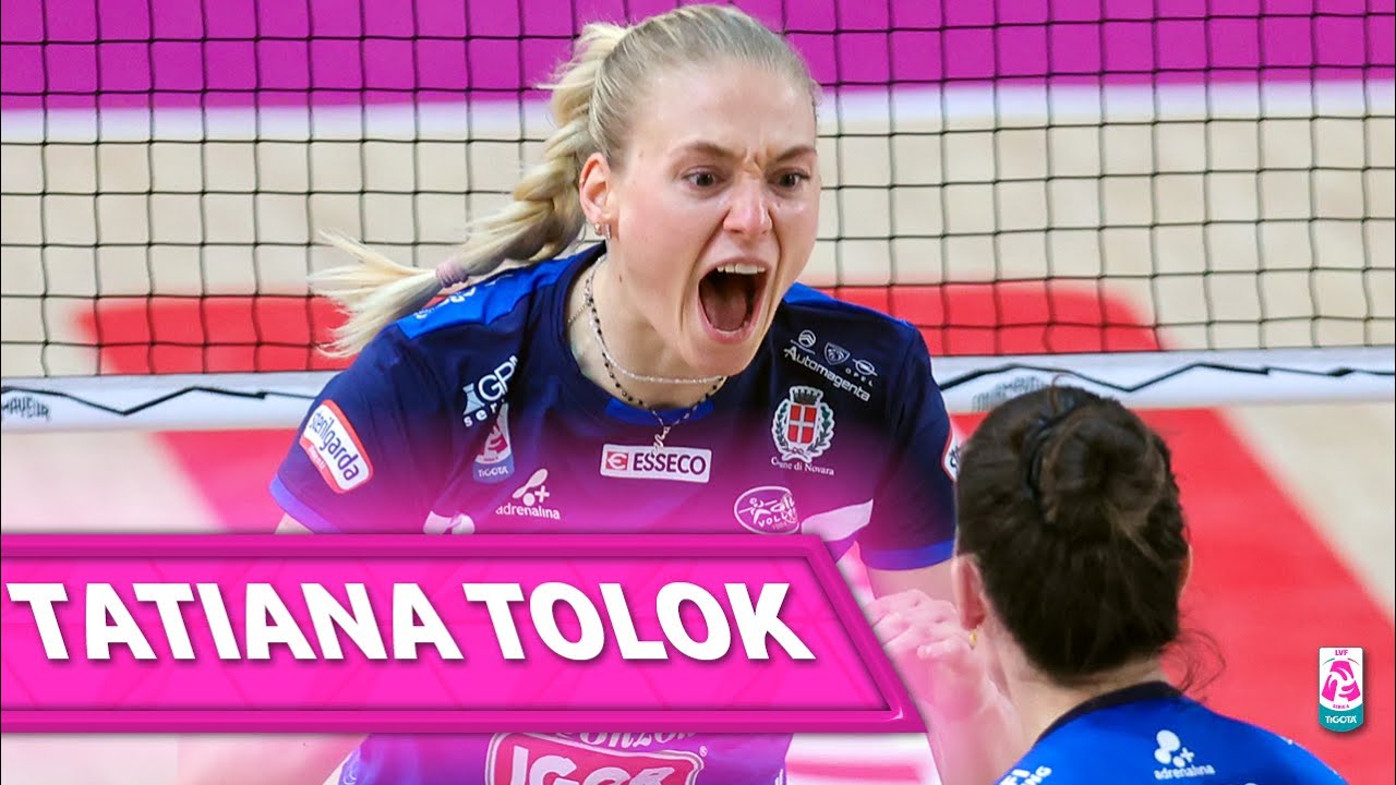 TATIANA TOLOK, 30 POINTS in big Match Milano - Novara | Lega Volley Femminile 2024/25