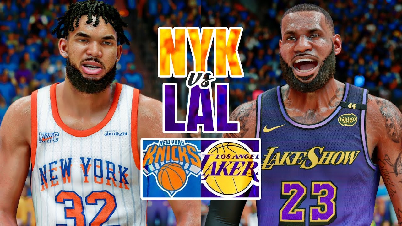 KNICKS vs LAKERS | NBA 2K25 (PS5 PRO) [4K60]