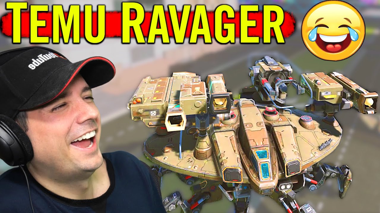 TEMU RAVAGER 😂 с тактическим ядерным оружием! Геймплей War Robots Cage