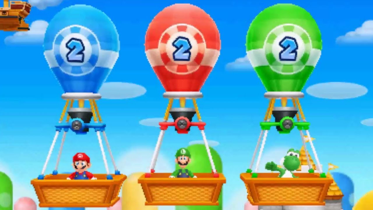 Mario Party: Island Tour - Balloon Race (2 Player)