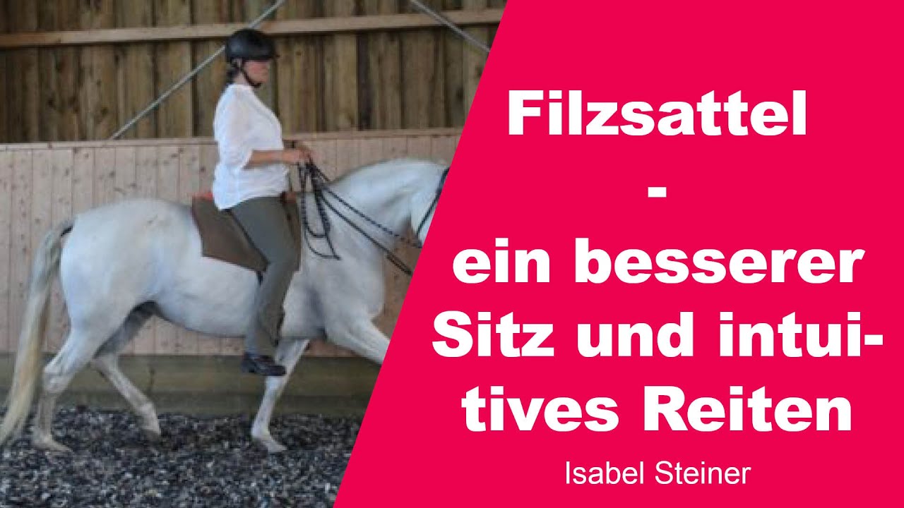 Filzsattel-ein besserer Sitz und intuitives Reiten - Isabel Steiner - 1