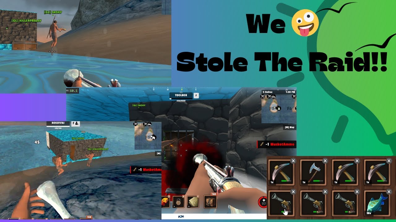 We Stole The Decaying Raid Base😎 In Tribals io -(Triabals.io) | Adhbut Fire Gaming |  #tribals