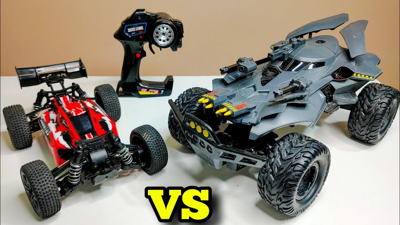Batman Batmobile RC Car Vs Bonzai 141600 RC Car - Chatpat toy tv