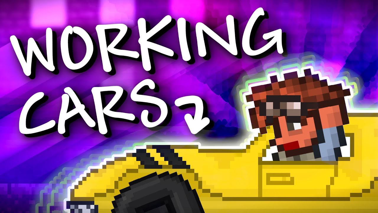 Terraria but with WORKING CARS!