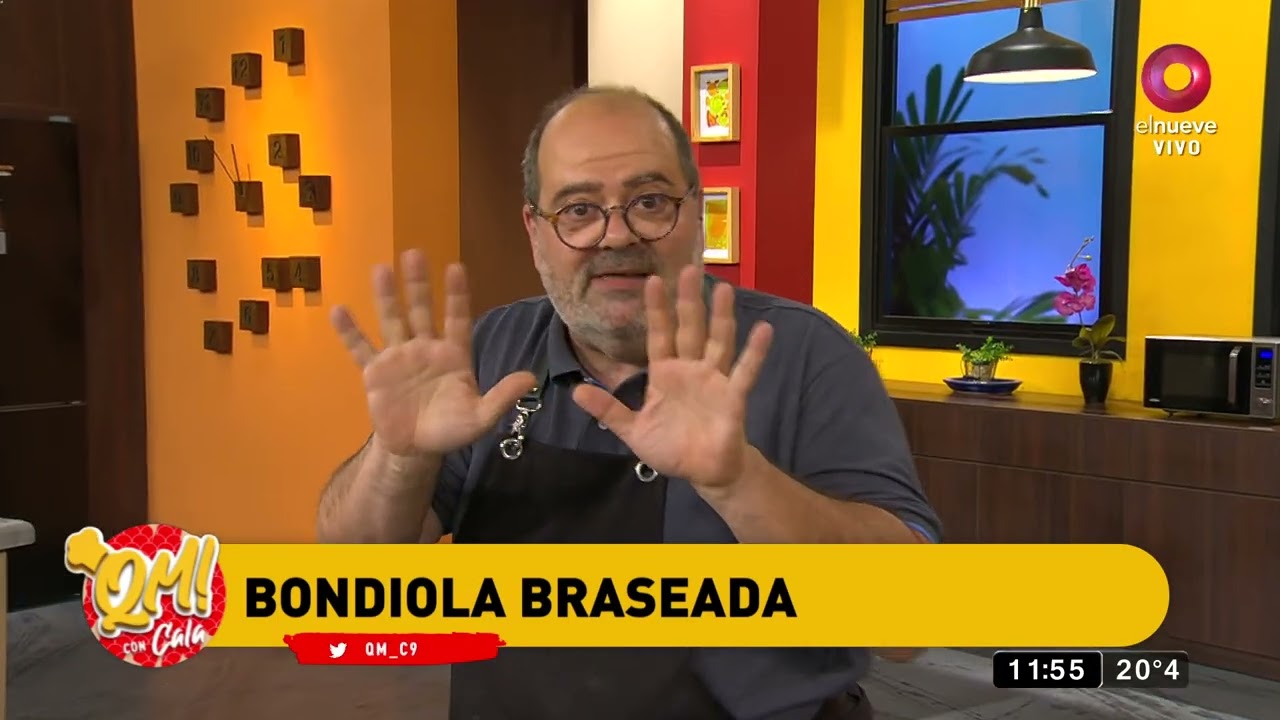 Bondiola braseada con batatas rellenas