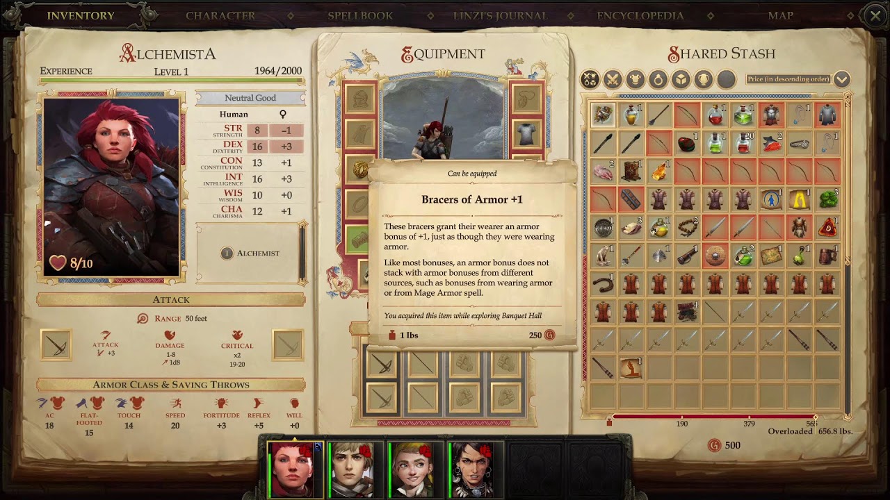 Alchemist / Alchemist trying to have fun in Pathfinder: Kingmaker (Long Version) P1