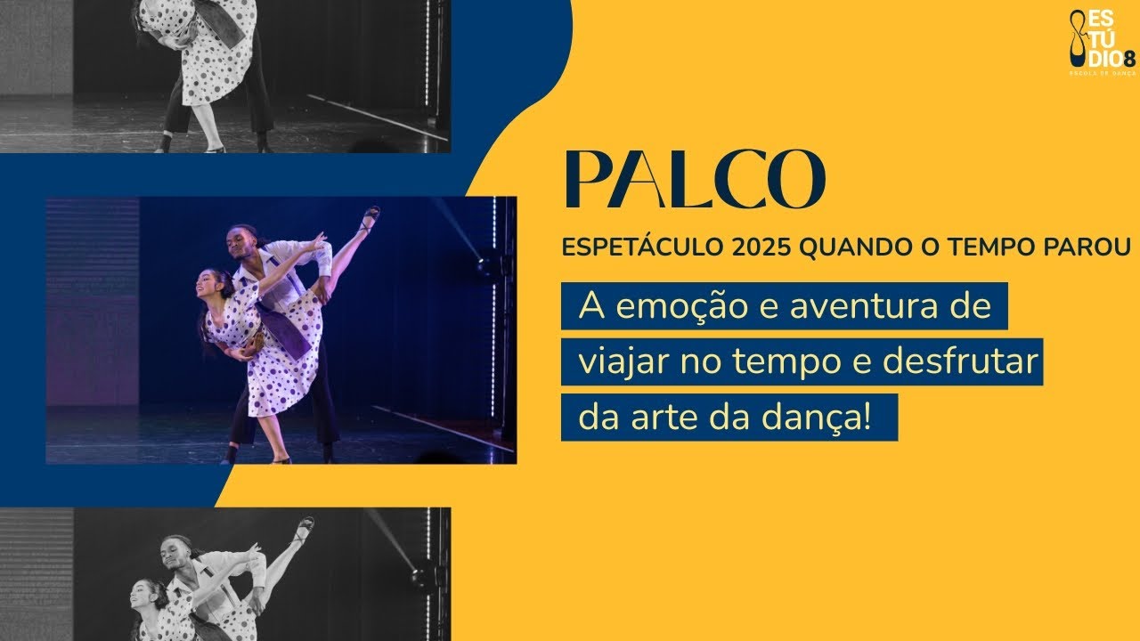 UMA VERDADEIRA VIAGEM NO TEMPO! Espetáculo de dança 2025 Estúdio 8 Escola de Dança.