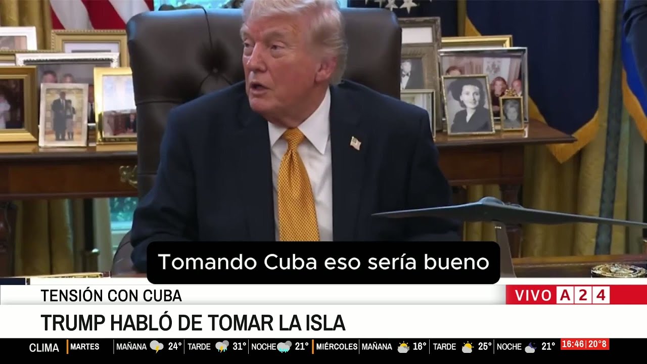 🔴 ESTADOS UNIDOS EVALÚA UNA POSIBLE INTERVENCIÓN MILITAR EN CUBA