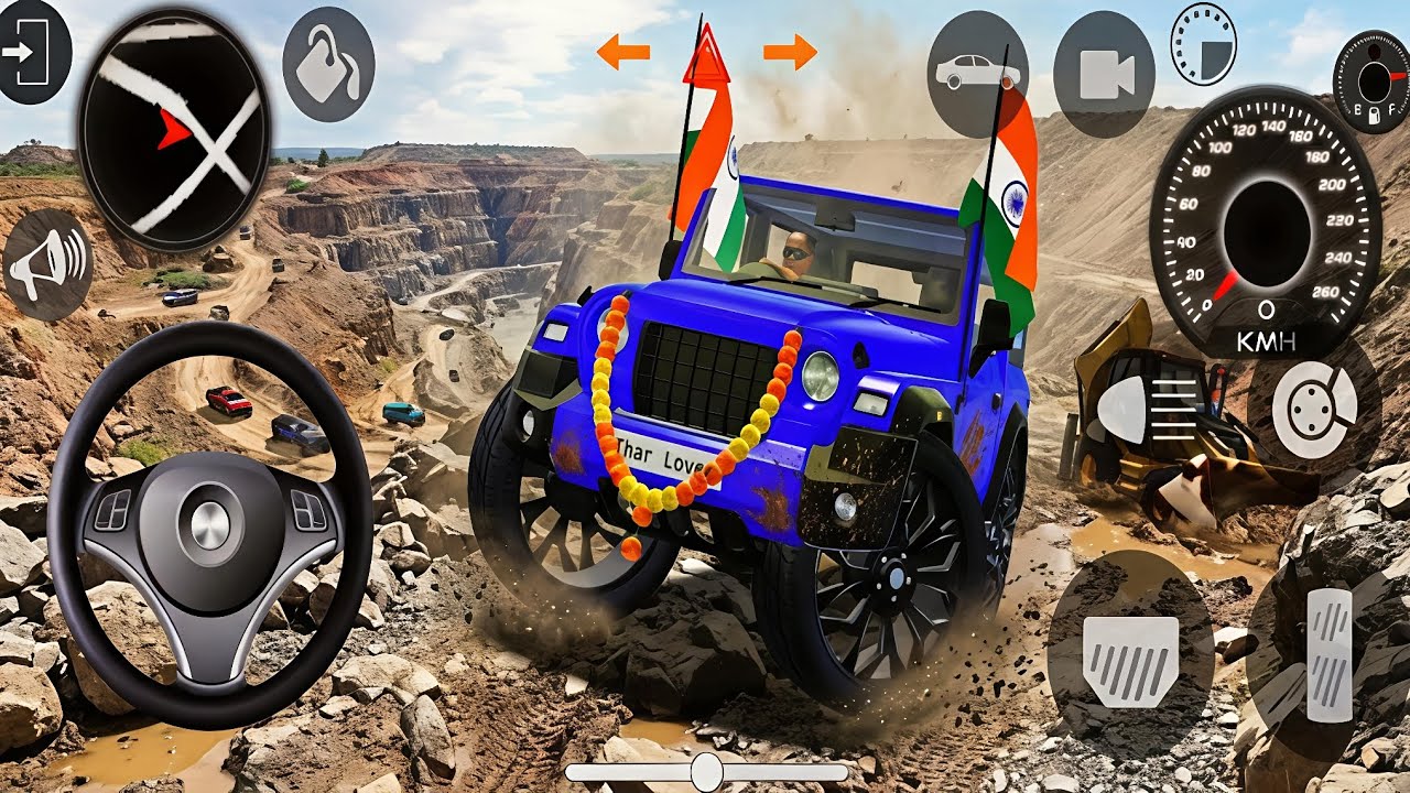 Modified Mahindra Thar Car Games: Indian Cars (Gadi Wala Game) - Car Game Android Gameplay 2026