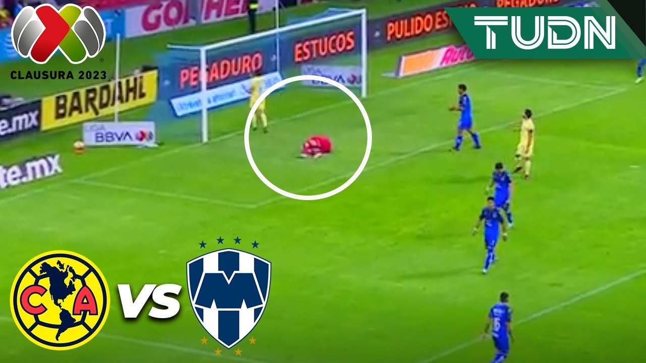 &iexcl;AGUAS! Andrada casi pierde la bola | Am&eacute;rica 0-1 Rayados | CL2023 Liga Mx - J14 | TUDN