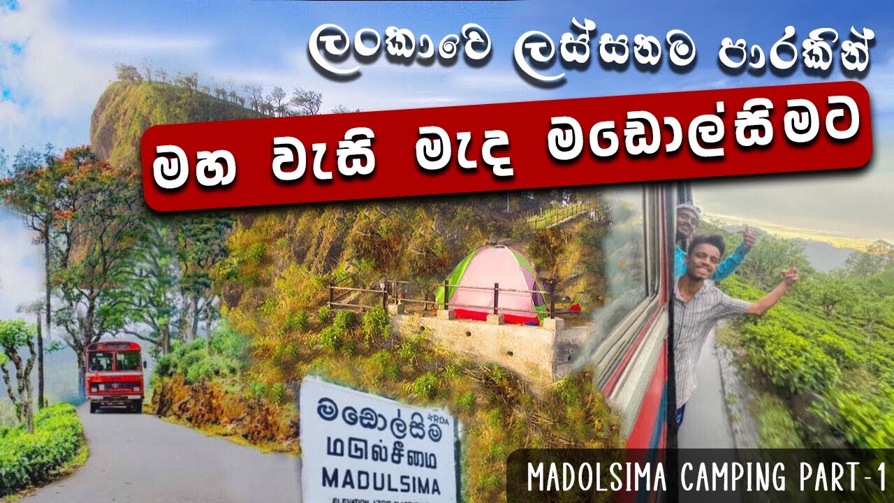 ලංකාවෙ ලස්සනම පාරකින් මඩොල්සිම බලා | Passara - Madulsima Bus | Badulla | Srilanka 🍃🚍🇱🇰