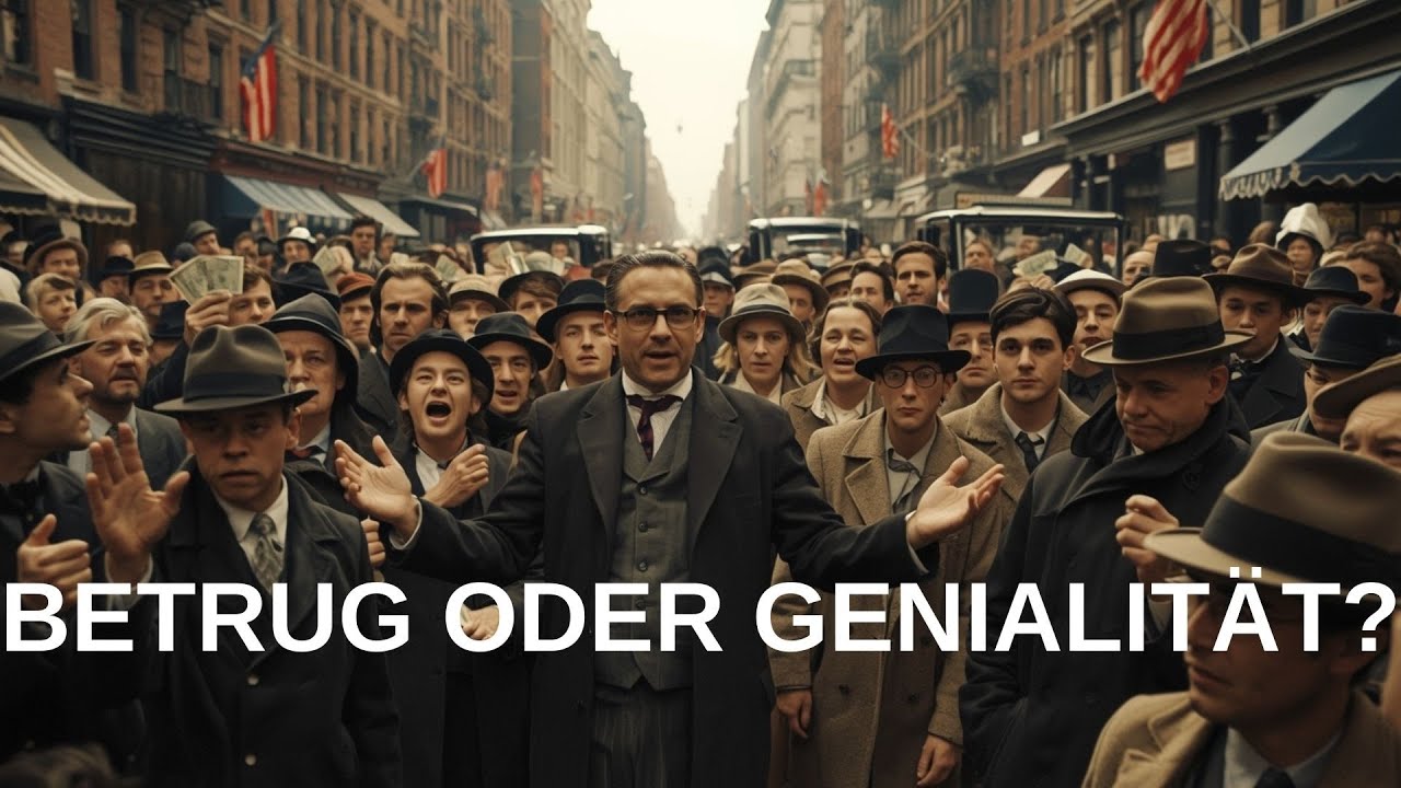 Der größte Betrug der Geschichte Wie Charles Ponzi Millionen zerstörte!