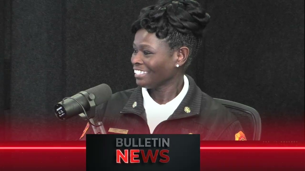 Bulletin News with City of Lansing MI New First Female Fire Chief Carrie Edwards Clemons