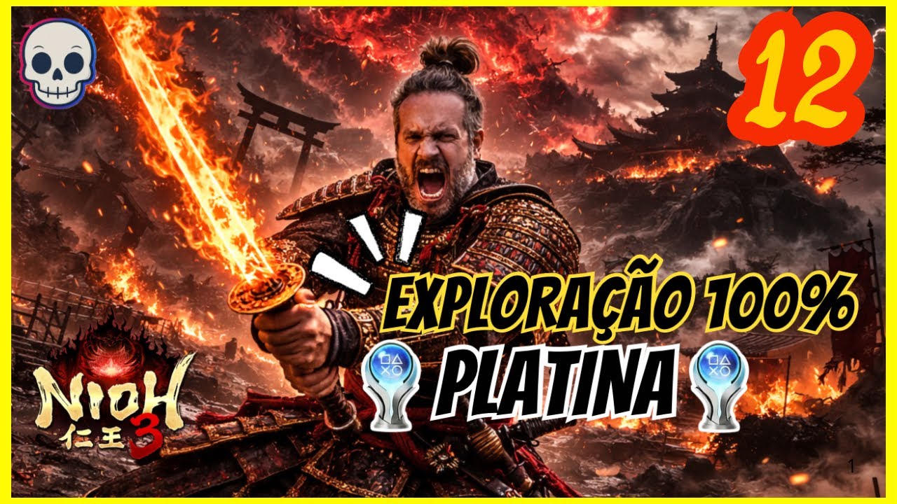 Nioh 3 Detonado no PS e Gameplay com Exploração da Colina Hamamatsu + Boss Fight Épica