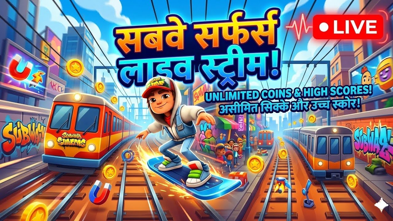 subway 🚇 surfers game play live stream #shortsfeed #live #gaming #alhakgamer