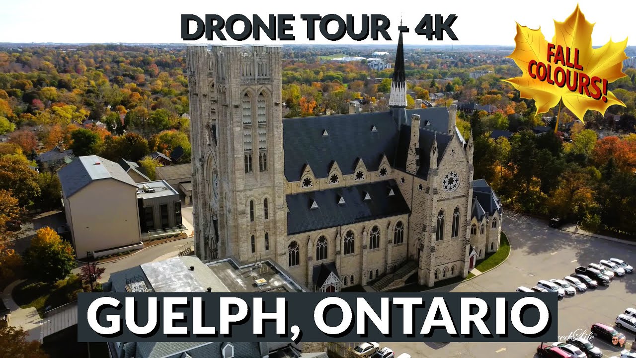 Drone Tour: Guelph, Ontario - Fall Colours