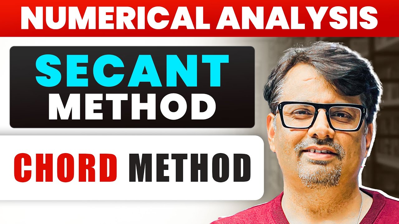 Secant Method | Chord Method | Numerical Methods , Formula & Examples