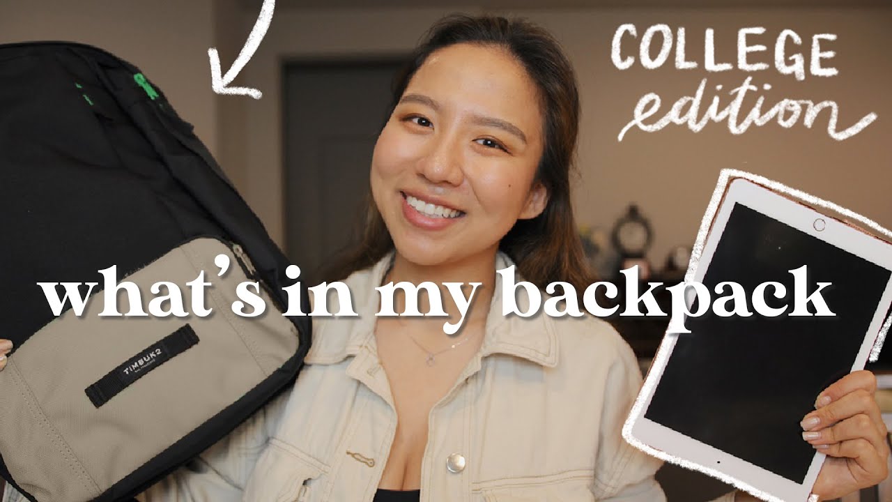 WHAT'S IN MY COLLEGE BACKPACK | FALL 2020, school supplies