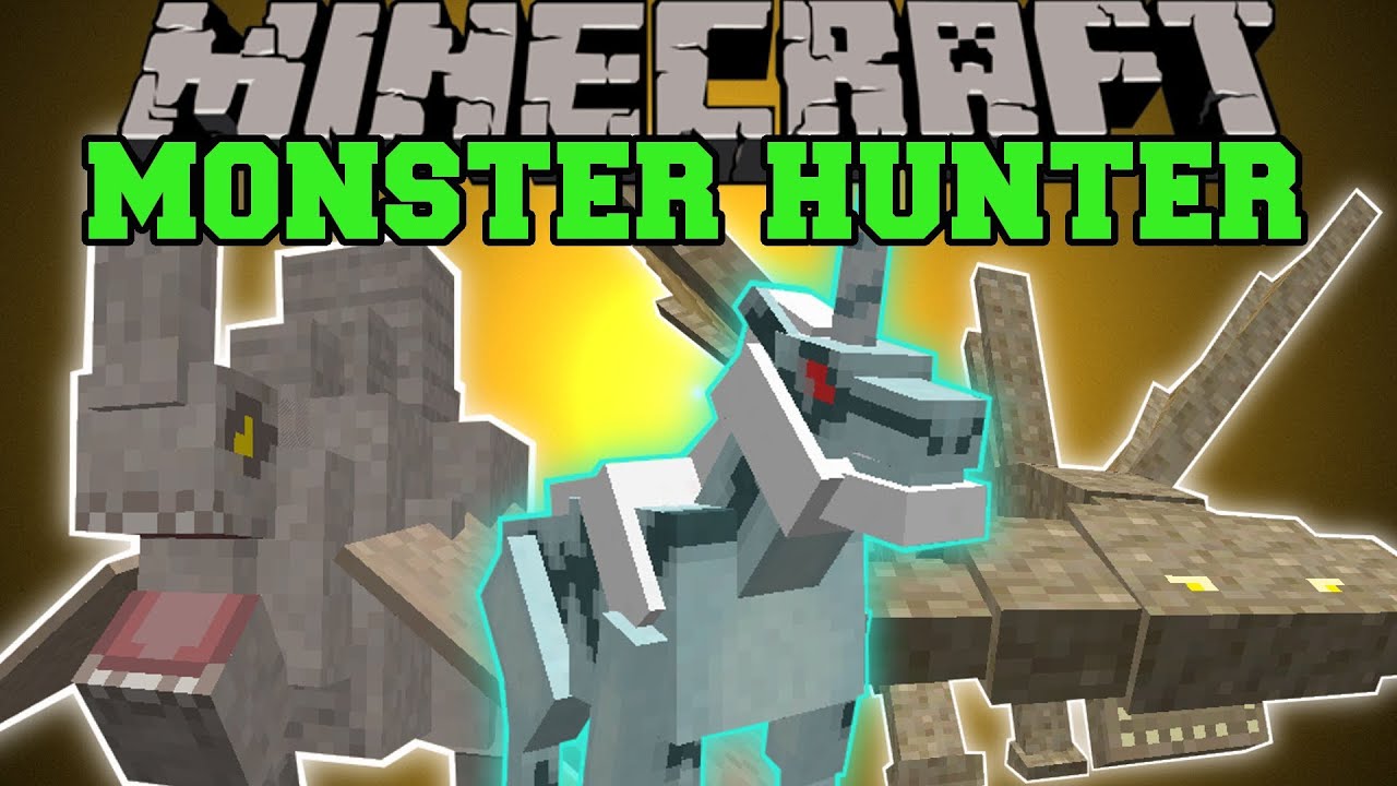 Minecraft: Monster Hunter Frontier (EPIC BOSSES, HUGE WEAPONS, DIMENSION) Mod Showcase