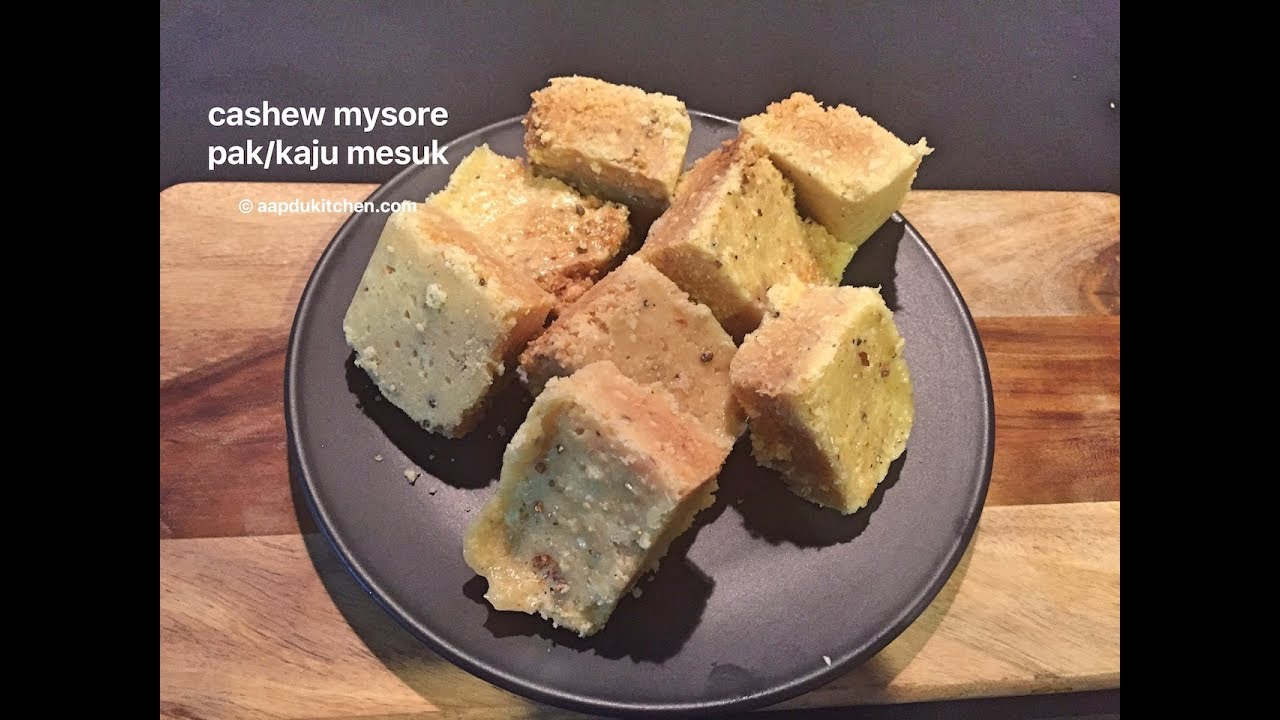 cashew mysore pak | cashew fudge | काजू मैसूर | cashew mesuk | cashew mesub | kaju no mesub
